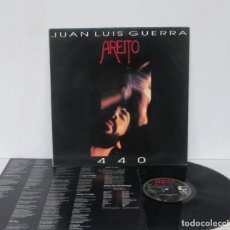 Discos de vinilo: JUAN LUIS GUERRA 4.40 - AREITO - LP - KAREN 1992 SPAIN + LETRAS - MUY BUEN ESTADO