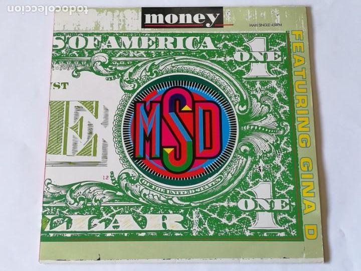Discos de vinilo: MSD Featuring Gina D - Money - 1990 - Foto 1