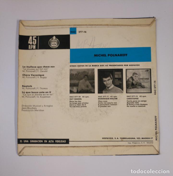 Discos de vinilo: MICHEL POLNAREFF. - LA MU&Ntilde;ECA QUE HACE NO. TDKDS12 - Foto 2