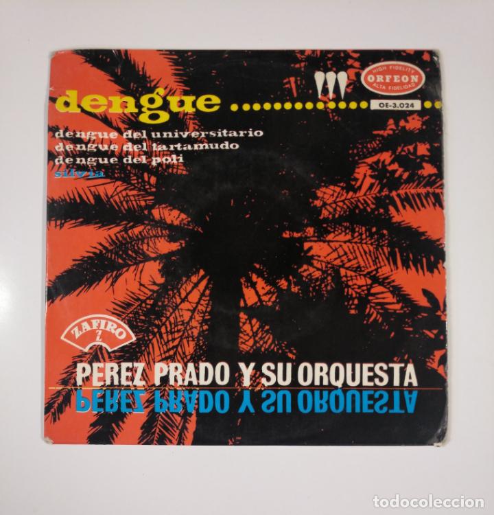 Discos de vinilo: PEREZ PRADO Y ORQUESTA. DENGUE. SINGLE. TDKDS12 - Foto 1