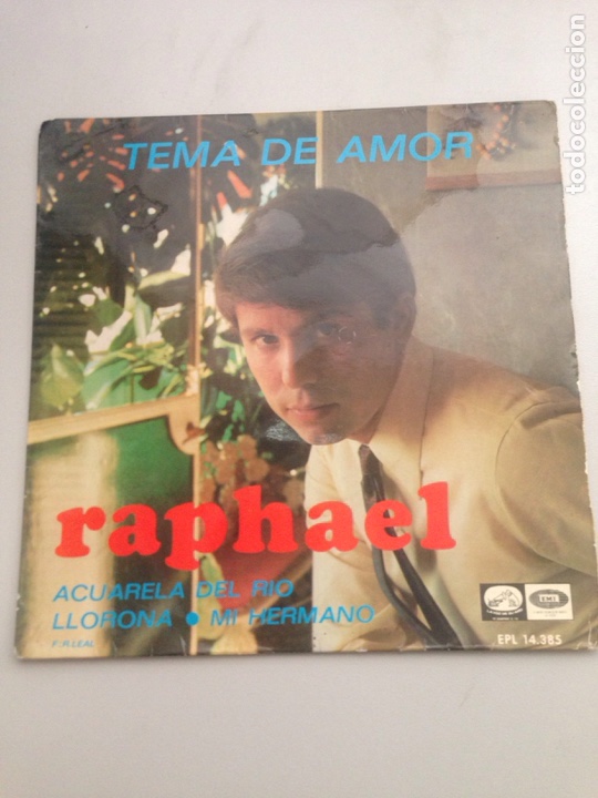 Discos de vinilo: RAPHAEL - TEMA DE AMOR - Foto 1