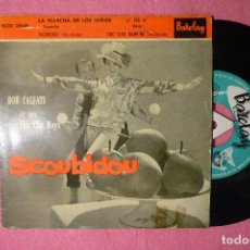 Discos de vinilo: 7” BOB CALFATI - SCOUBIDOU +3 - EP - SPAIN PRESS - BARCLAY BCGE 28.149 (VG+/VG++). Lote 137695546