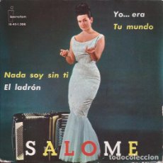 Discos de vinilo: EP-SALOME NADA SOY SIN TI IBEROFON 1208 SPAIN 1962 CHICA YE YE