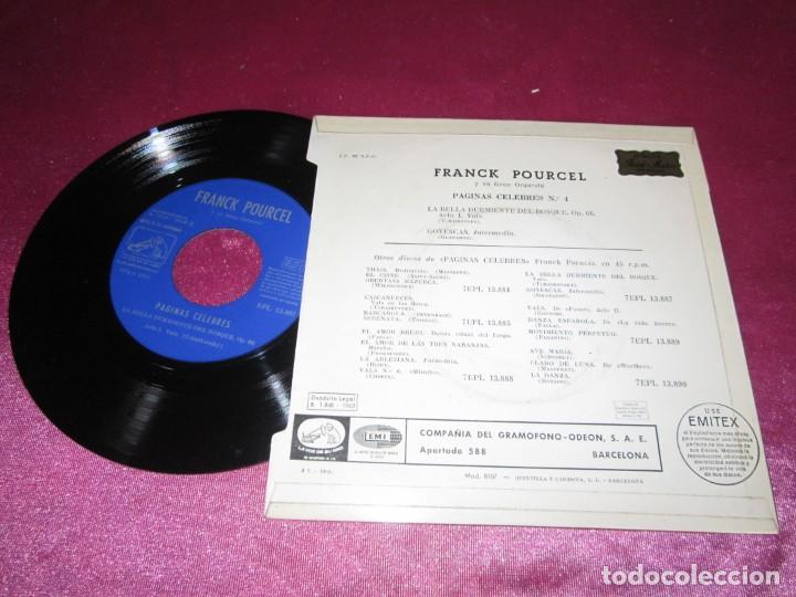 Discos de vinilo: FRANCK POURCEL Y SU GRAN ORQUESTA 1963 SINGLE - Foto 2