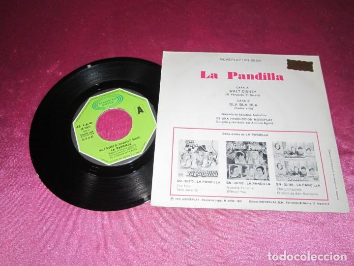 Discos de vinilo: LA PANDILLA - WALT DISNEY SINGLE - Foto 2