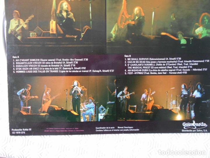 Discos de vinilo: ALAN STIVELL. TRO AR BED (EN DIRECTO). LP CON 10 CANCIONES. - Foto 2