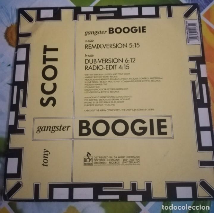 Discos de vinilo: TONY SCOTT - GANGSTER BOOGIE - MAXI - Foto 2