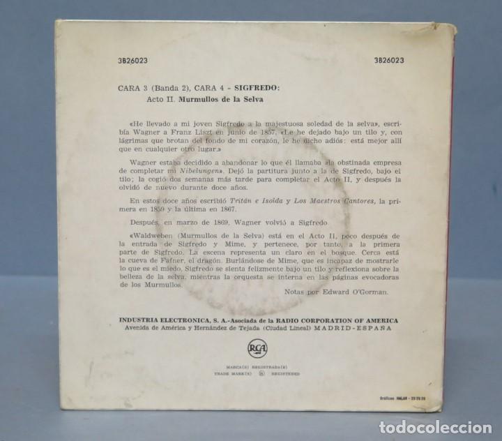 Discos de vinilo: DOBLE EP. TOSCANINI DIRIGE A WAGNER - Foto 2