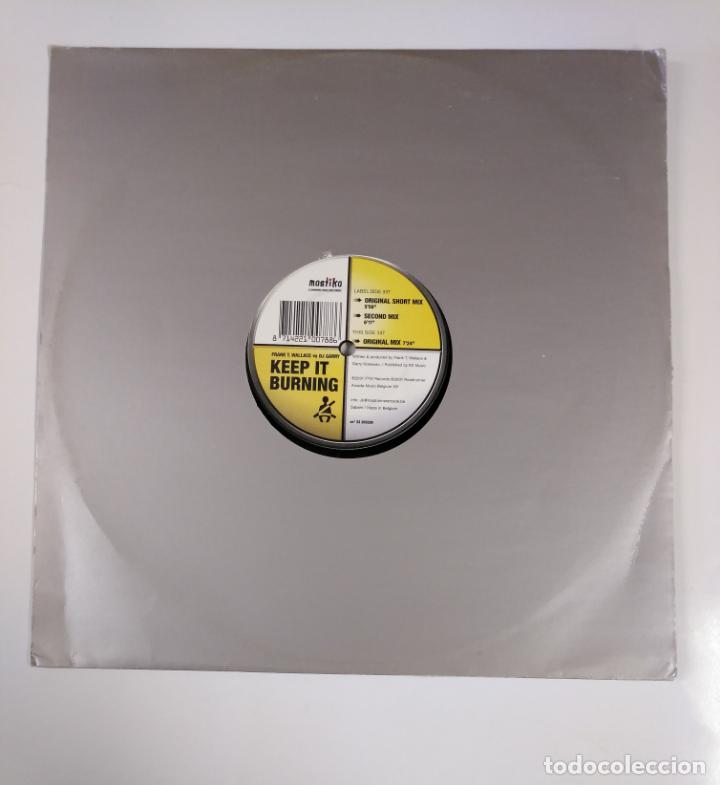 Discos de vinilo: KEEP IT BURNING. FRANK T. WALLACE VS. DJ. GARRY. LP. TDKDA53 - Foto 1