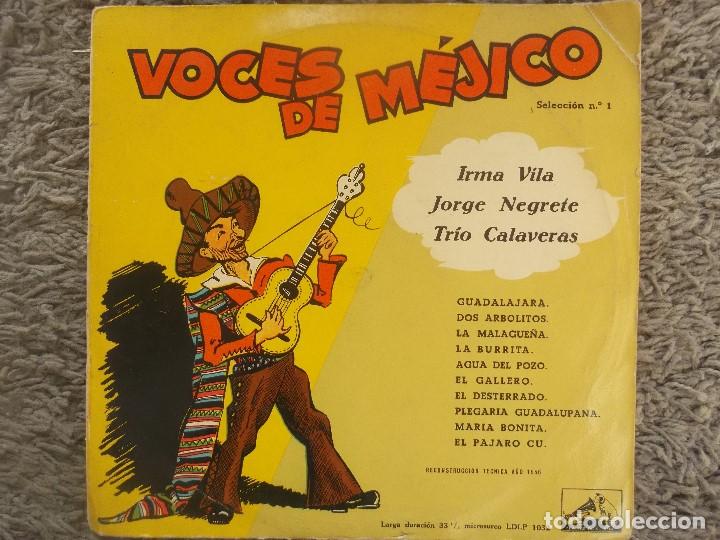 Vinyl records: VOCES DE MEJICO