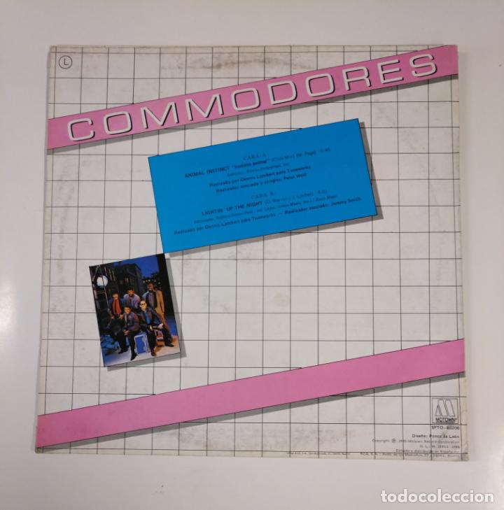 Discos de vinilo: COMMODORES.- ANIMAL INSTINCT. MAXI SINGLE. TDKDA53 - Foto 2
