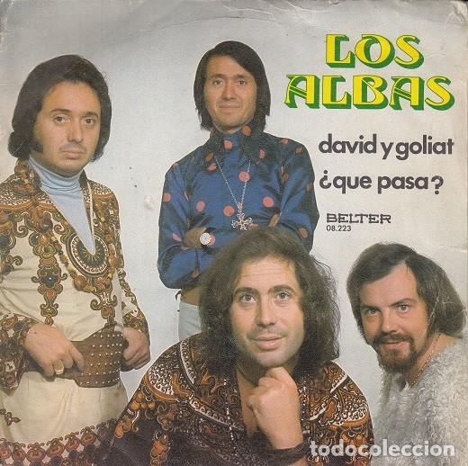 Discos de vinilo: LOS ALBAS - DAVID Y GOLIAT - SINGLE DE VINILO - Foto 1