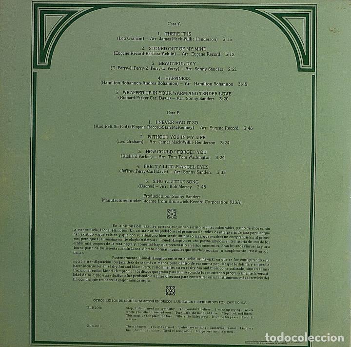Discos de vinilo: LIONEL HAMPTON - THERE IT IS! (ESPA&Ntilde;A-1975) - Foto 2
