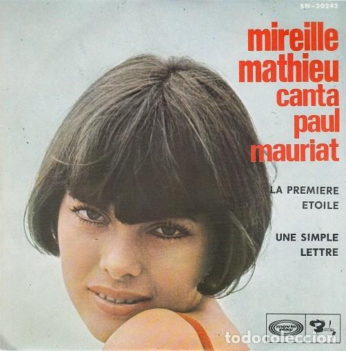 Discos de vinilo: MIREILLE MATHIEU - LA PREMIERE ETOILE - SINGLE DE VINILO EDIICION ESPA&Ntilde;OLA C - 63