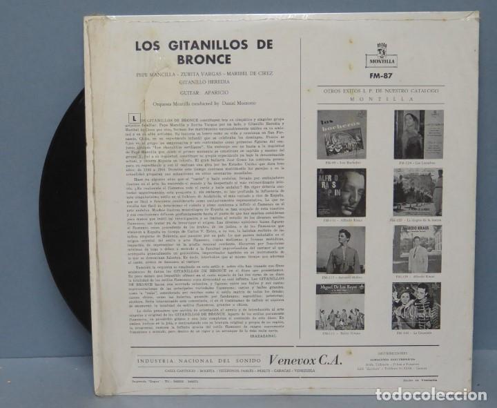 Discos de vinilo: LP. LOS GITANILLOS DE BRONCE. ORQUESTA MONTILLA. EDITADO VENEZUELA - Foto 2