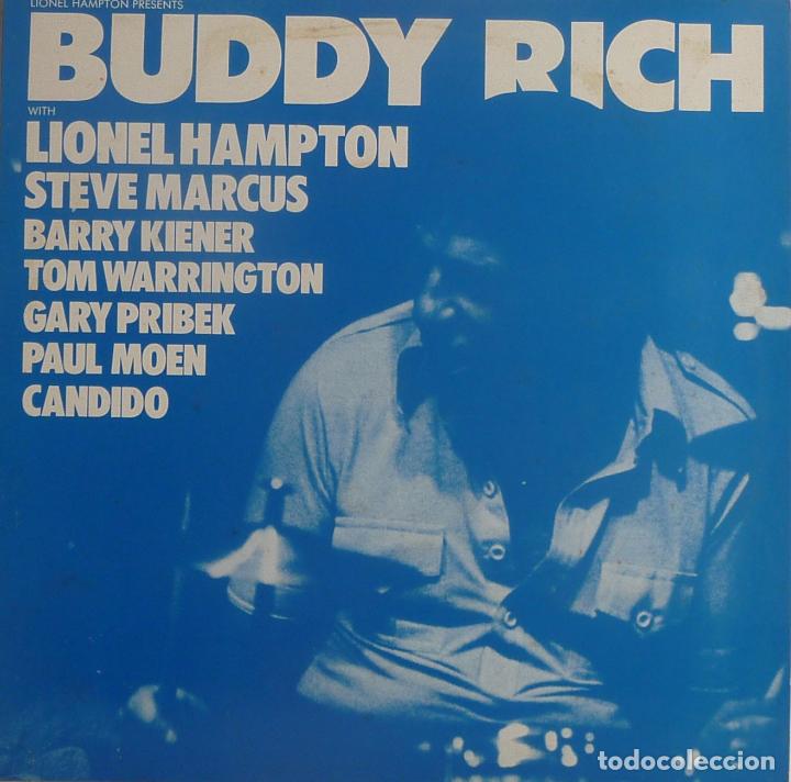 Discos de vinilo: LIONEL HAMPTON PRESENTS BUDDY RICH (INGLATERRA-1983) - Foto 1