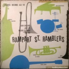 Discos de vinilo: WILBUR DE PARIS & HIS RAMPART ST. RAMBLERS. NEW ORLEANS JAZZ BY. ATLANIC, USA 1952 (10'' LP)