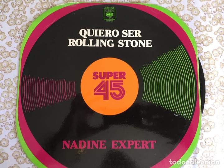 Discos de vinilo: 12 MAXI-NADINE EXPERT-QUIERO SER ROLLING STONE - Foto 1