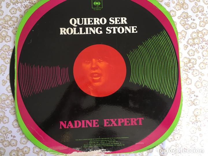 Discos de vinilo: 12 MAXI-NADINE EXPERT-QUIERO SER ROLLING STONE - Foto 2