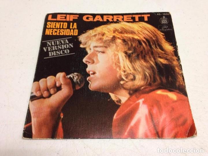 Discos de vinilo: Leif Garrett - Siento La Necesidad (7---Single) - Foto 1