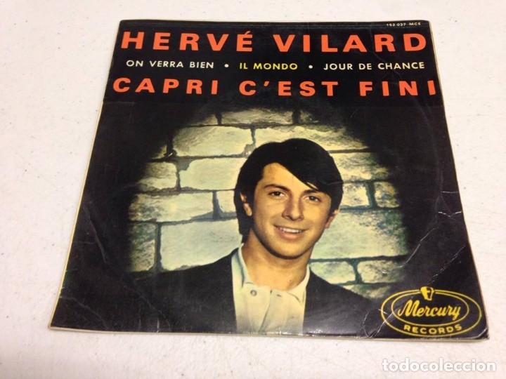 Discos de vinilo: Herv&eacute; Vilard &lrm;&ndash; Capri CEst Fini - Foto 1