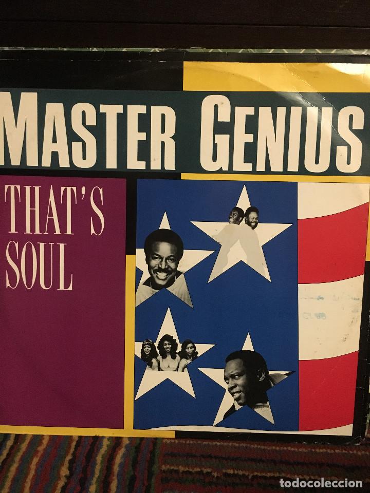 Discos de vinilo: MASTER GENIUS - THATS SOUL MAXI - Foto 1