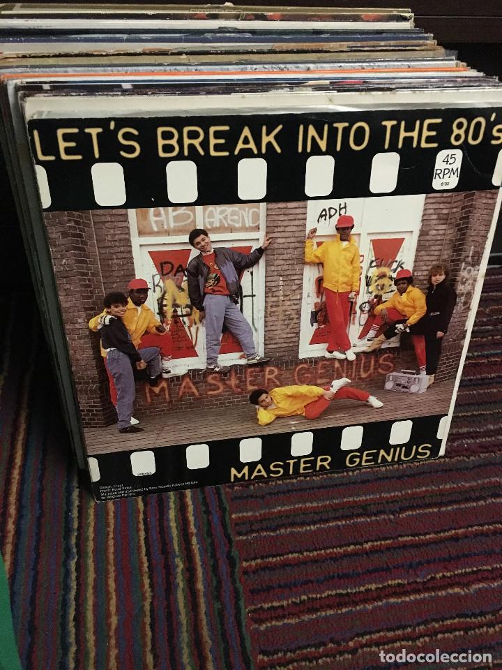 Discos de vinilo: MASTER GENIUS - LETS BREAK INTO TO 80S - MAXI - Foto 1
