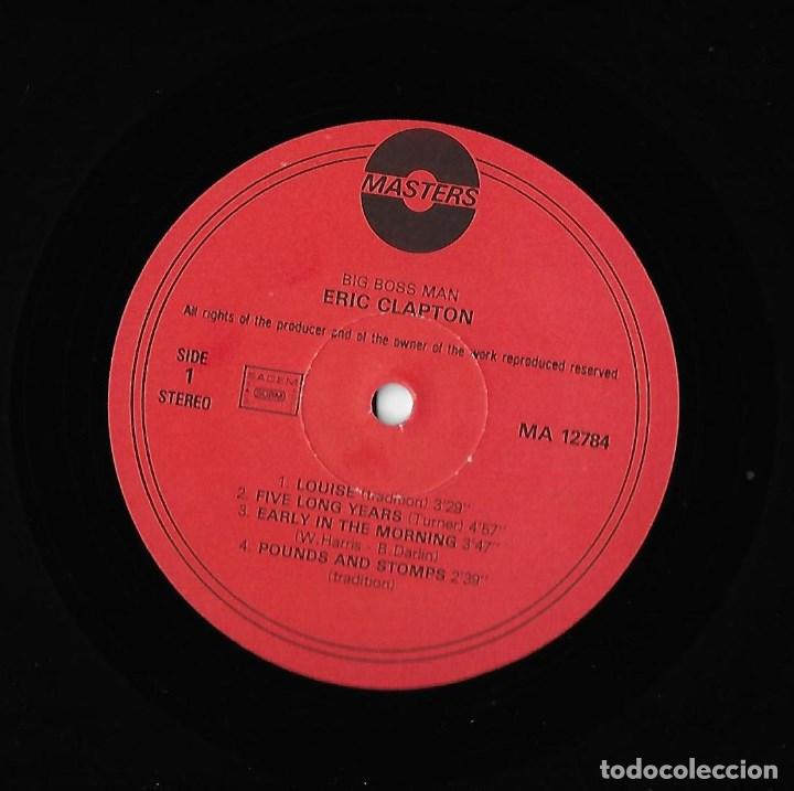 Discos de vinilo: ERIC CLAPTON: BIG BOSS MAN - FEATURING JACK BRUCE & GINGER BAKER - Foto 3