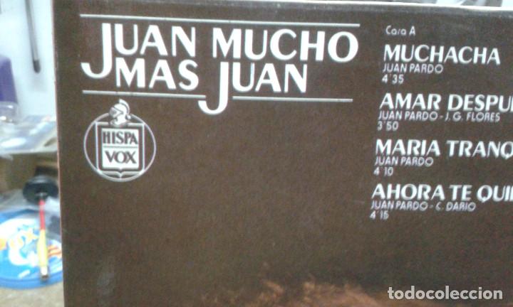 Discos de vinilo: JUAN PARDO MUCHO MAS JUAN - Foto 3