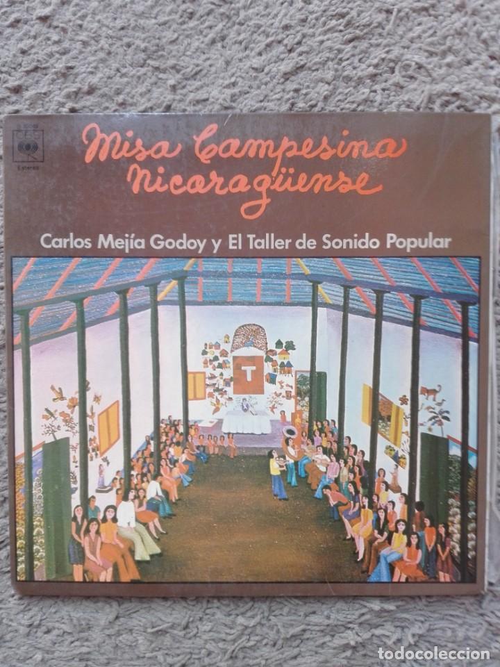 Vinyl records: MISA CAMPESINA NICARAGUENSE-CARLOS MEJIA GODOY Y EL TALLER DE SONIDO POPULAR-ORIGINAL ESPA&Ntilde;OL 1977