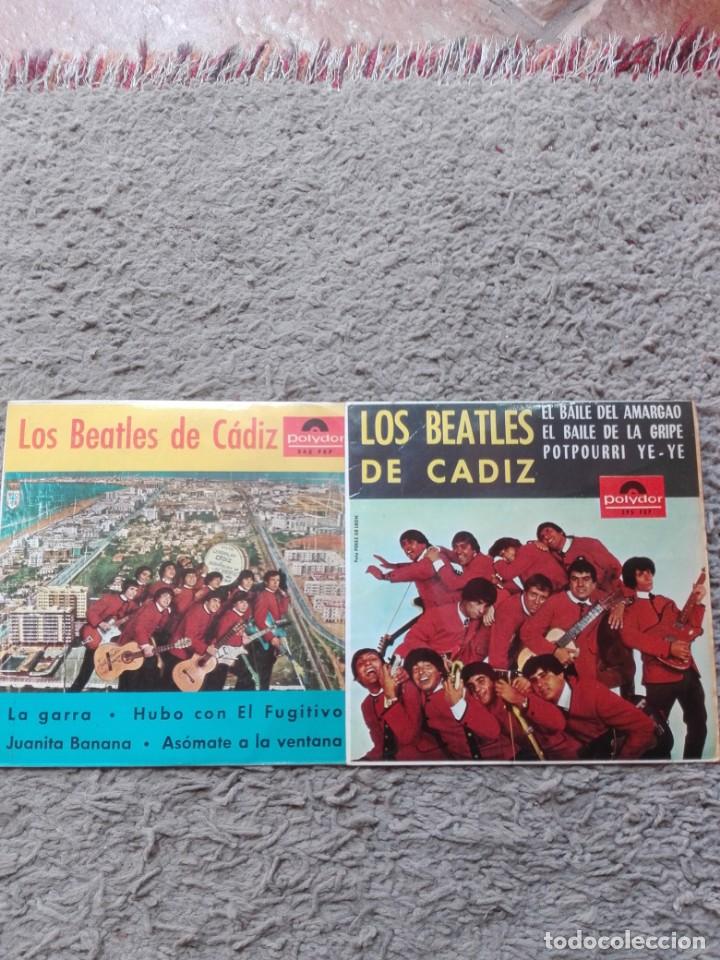 Discos de vinilo: 2 EP DE LOS BEATLES DE CADIZ - Foto 1