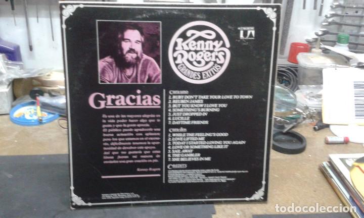 Discos de vinilo: KENNY ROGERS GRANDES EXITOS 1979 - Foto 2