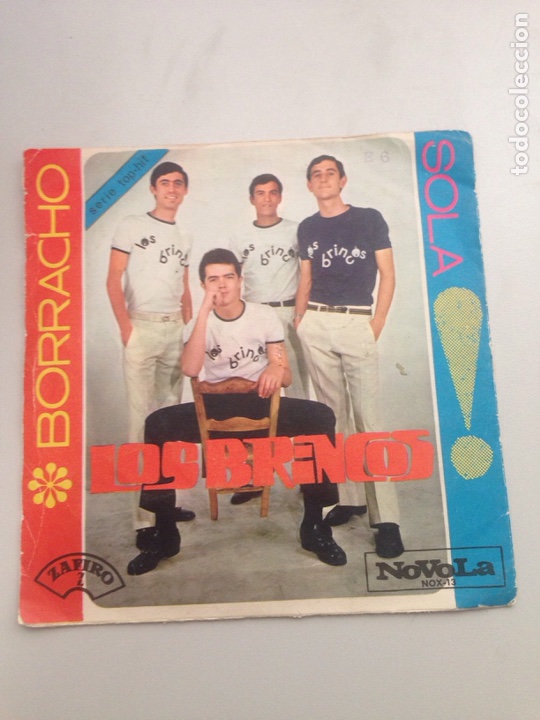 Discos de vinilo: LOS BRINCOS - borracho - Foto 1