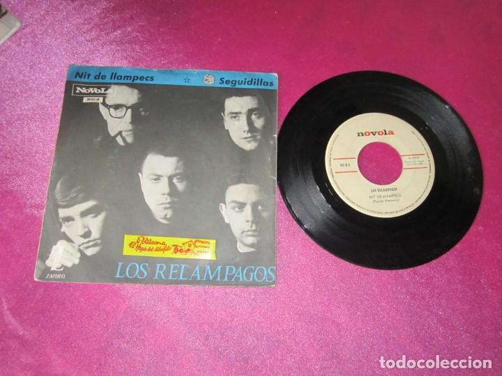 Discos de vinilo: REL&Aacute;MPAGOS - NIT DE LLAMPECS SINGLE - Foto 1