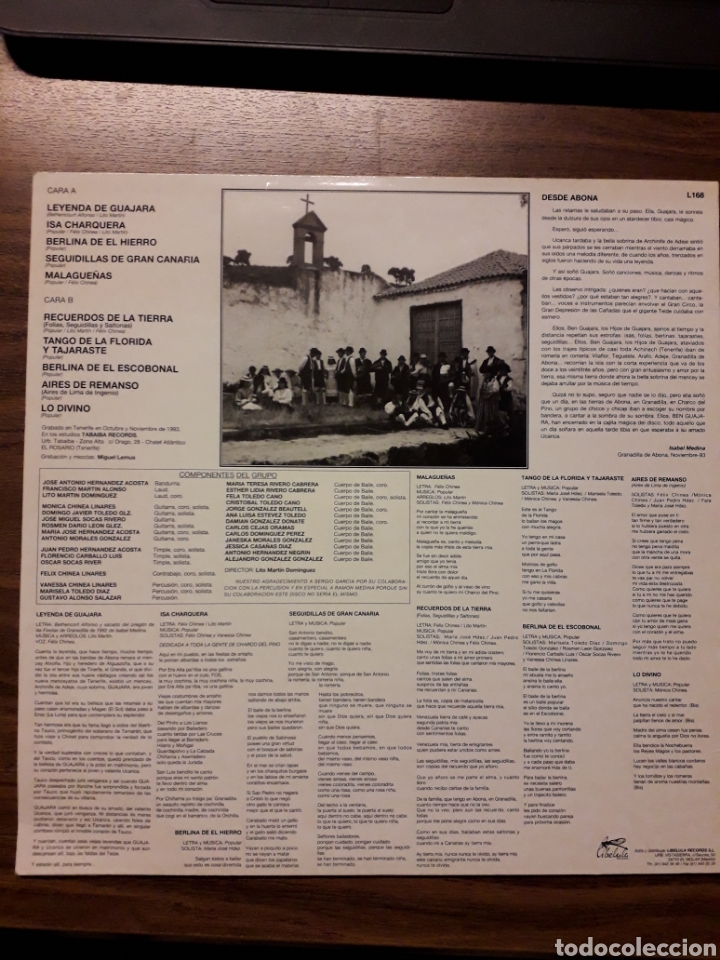 Discos de vinilo: Ben Guajara. Charco del Pino - Foto 2