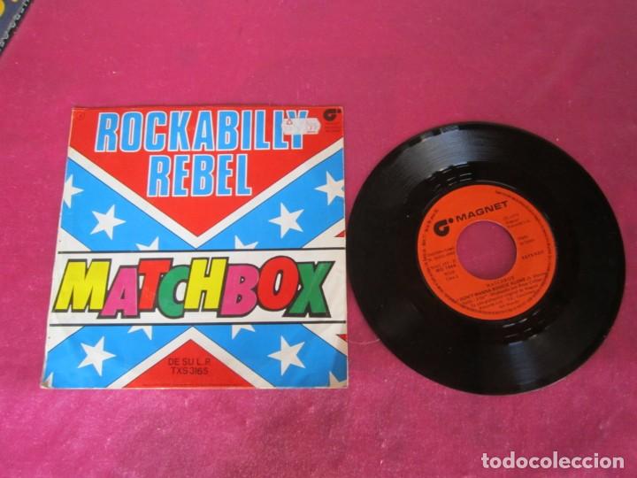 Discos de vinilo: MATCHBOX, ROCKABILLY REBEL SINGLE - Foto 1