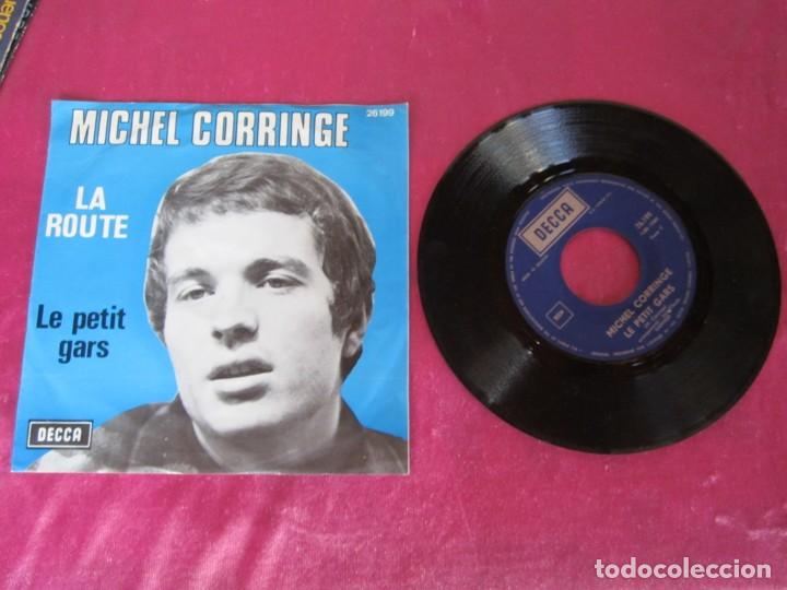 Discos de vinilo: MICHEL CORRINGE LA ROUTE DECCA SINGLE - Foto 1
