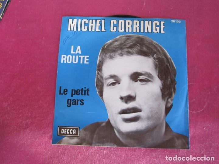Discos de vinilo: MICHEL CORRINGE LA ROUTE DECCA SINGLE - Foto 2