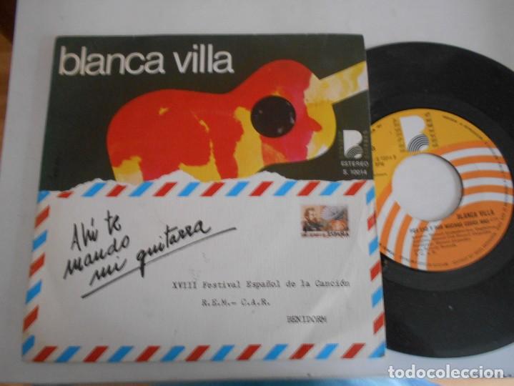 Vinyl-Schallplatten: BLANCA VILLA-SINGLE AHI TE MANDO MI GUITARRA
