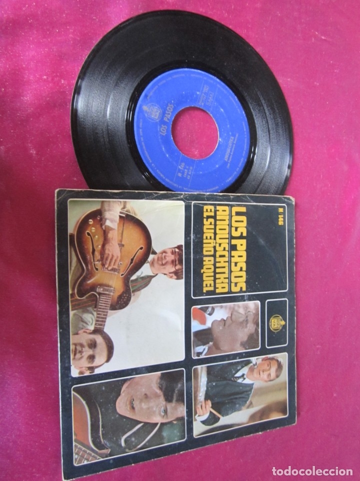 Discos de vinilo: LOS PASOS ANOUSCHTKA EL SUENO AQUEL SINGLE - Foto 2