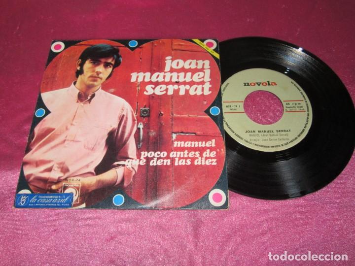 Vinyl-Schallplatten: JOAN MANUAL SERRAT POCO ANTES DE QUE DEN LAS DIEZ 1968 SINGLE