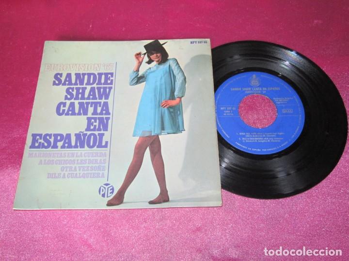 Discos de vinilo: SANDIE SHAW CANTA EN ESPA&Ntilde;OL SINGLE - Foto 1