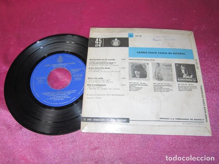Discos de vinilo: SANDIE SHAW CANTA EN ESPA&Ntilde;OL SINGLE - Foto 2