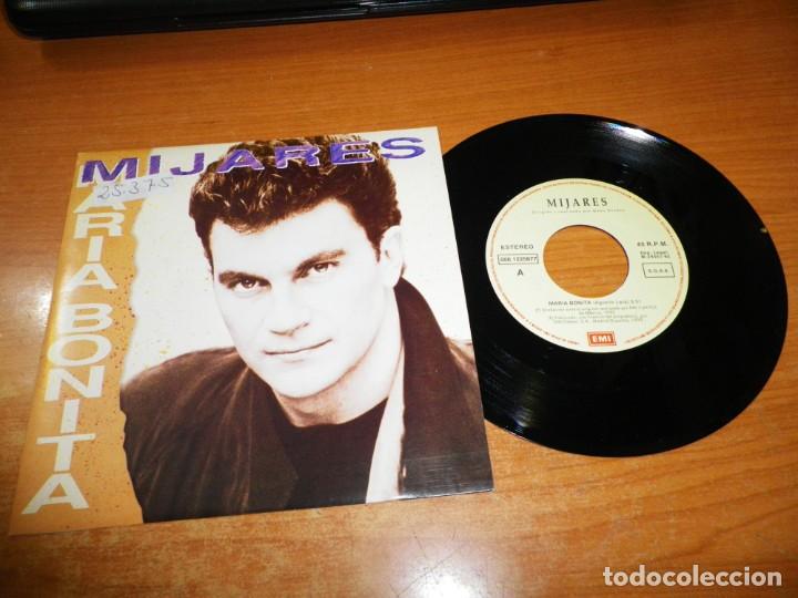 Disques de vinyle: MIJARES Maria bonita SINGLE VINILO PROMO DEL A&Ntilde;O 1992 ESPA&Ntilde;A MISMO TEMA MUY RARO MEXICO