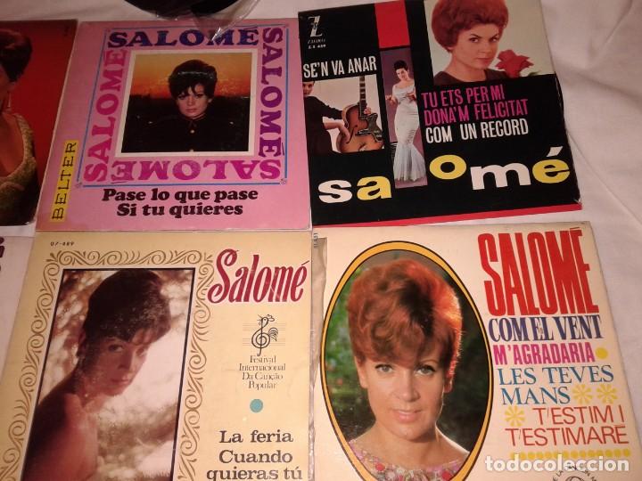 Discos de vinilo: Salome,Lote 7 singles, T - Foto 1