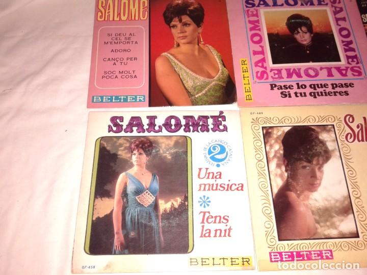 Discos de vinilo: Salome,Lote 7 singles, T - Foto 2