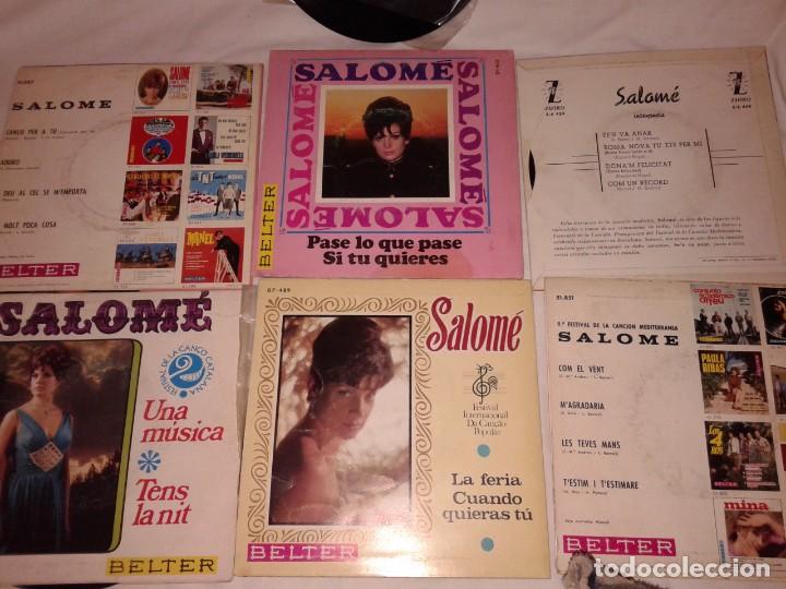 Discos de vinilo: Salome,Lote 7 singles, T - Foto 4