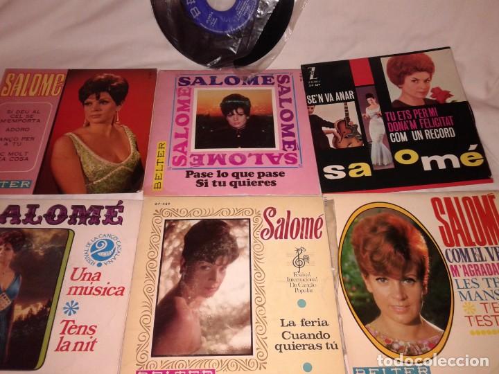 Discos de vinilo: Salome,Lote 7 singles, T - Foto 5