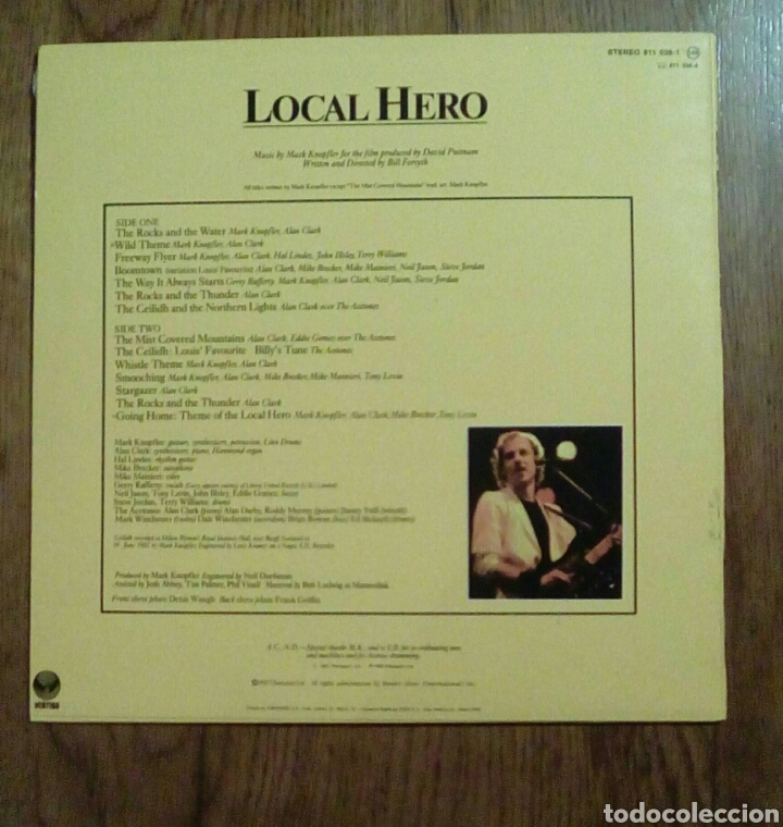 Discos de vinilo: Mark Knopfler - Local Hero, 1983, Phonogram. Spain. - Foto 2
