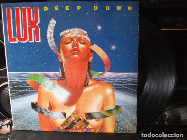 Discos de vinilo: LUX DEEP DOWN  MAXI 1990 - Foto 1